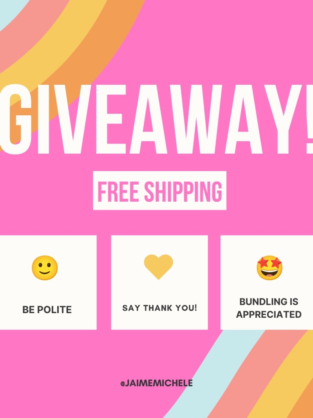 ✨✨ Giveaway - Free Shipping ✨✨